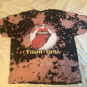Retro Vintage Rolling Stones 1994 Tour Tie Dye Tee